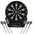 Elektronische Dartscheibe Dartboard Dart-set mit 6 Pfeile 27 Spielen 16 Spieler