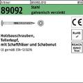 Holzbauschraube R 89092 Tellerkopf Innensechsrund 10 x 280 -T40 Stahl galvani...