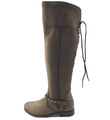 TAMARIS DAMENSTIEFEL STIEFELETTEN BOOTS  Gr:37 Uk:4 BRAUN