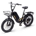 Elektrofahrrad 20 Zoll eBike 48V 15AH E-Mountainbike 25km/h Damen City ebike