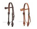 WI Horseman´s Tack Kopfstück Flower Buckle Westerntrense Trense braun VB COB neu