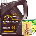 MANN ÖLFILTER + 5L MANNOL ENERGY 5W-30 MOTORÖL passend für MERCEDES MB 229.3