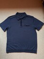 Catamaran Herren Shirt Poloshirt Gr. L 54 Aus Baumwolle Kurzarm Blau wie Neu