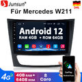 8Kern Autoradio Carplay Für Mercedes-Benz E Klasse W211 CLS W219 4G+64GB GPS DSP