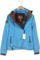 Naketano Jacke Damen Anorak Jacket Kurzmantel Gr. M Baumwolle Blau #q4r0o0r