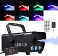 500W Nebelmaschine Rauch Fernbedienung LED RGB Bühnenlicht Party Show DJ Disco