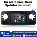 Carplay 6+128G Android13 Für Mercedes-Benz Sprinter 2018-2022 Autoradio GPS NAVI