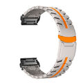 Für Garmin Fenix 8 7X 6X Pro 5X Plus Tactix 7 Quick Fit Edelstahl Metall Armband