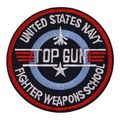 Top Gun Maverick Patch Aufnäher Bügelbild Flicken Applikation Weaponschool Fight