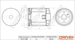 Ölfilter Anschraubfilter DP1110.11.0004 Dr!ve+ für AUDI PORSCHE SEAT TRABANT VW