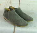 Paul Green Stiefelette Ankle Chelsea Boots Budapester Leder Grau Gr 38,5 UK 5,5