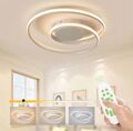 Smart LED Deckenlampe Alexa, Google Home Dimmbar Fernbedienung 2500 Lumen 48cm