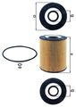 MAHLE Ölfilter OX 146D Filtereinsatz für MAN NEOPLAN ERF VAN 121,0mm F2000 TGA