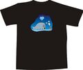 T-Shirt E495 - Comic Design - walfisch & Schiff / Moby Dick