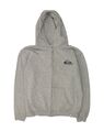 Quiksilver Jungen Hoodie Pullover mit Reißverschluss 13-14 Jahre grau Baumwolle AF13