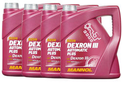 4x4 Liter Mannol Dexron III G/H/F Automatik Getriebeöl  ATF Öl  Servoöl 236.1