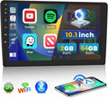 10" Android 13 Double 2Din Autoradio mit CarPlay GPS Navi WiFi BT RDS 2+64GB