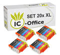 20x CANON Farbset PGI 550 CLI 551 für Drucker MX925 MG7150 MG5550 MG6350 MG6450