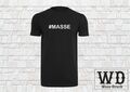 Masse Shirt Bodybuilding Fitness Sport T-Shirt zunehmen masse aufbauen