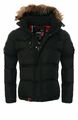 Geographical Norway Herren Winterjacke Steppjacke Parka Warme Jacke Outdoor