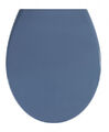 WENKO Premium WC-Sitz Samos Slate Blue, Duroplast, mit Absenkautomatik