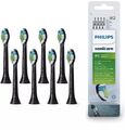 Philips Sonicare W2 Optimal White Ersatzbürsten - Schwarz, 8 Stück (HX6068/13)