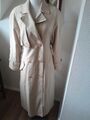 trenchcoat damen lang beige Polyester TOP ZUSTAND!!