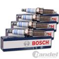 4x BOSCH ZÜNDKERZE Super plus FR7HC+ für VW POLO 9N,6R LUPO GOLF V FABIA IBIZA 4