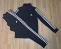 ADIDAS Damen Sportanzug Trainingsanzug Joggingsanzug S od. 34/36 Schwarz Weiß