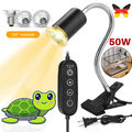 Schildkröten Wärmelampe Reptilien Terrarium Lampe UVA UVB 25+50W Heizlicht DHL