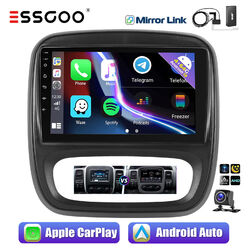 4+64G Android 13 Carplay DAB+ Autoradio Kamera Für Opel Vivaro B Renault Trafic