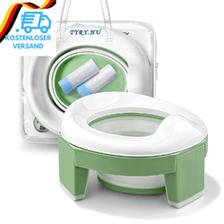 Töpfchen Toilettensitz Kinder Ab 1 2 Jahre 3 in 1 Faltbarer Potty Training Seat 