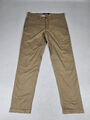 Replay M9889 Brad Slim Fit Gabardine/Chino Herren Hose Khaki Größe 33/32