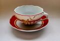 1 Teetasse mit UT ( 6 da ) Hutschenreuther Maria Theresia Medley New England,