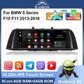 Für BMW 5er F10 F11 NBT 4G LTE Android 13 8Core 6+64G Carplay Autoradio GPS Navi