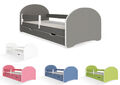 NEU Kinderbett Jugendbett mit Matratze Lattenrost Schublade 140x70 & 160x80