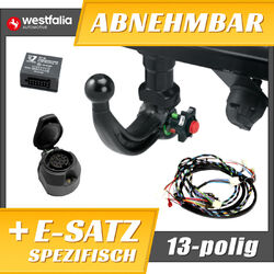 Anhängerkupplung abn.+ES 13p spez für Seat Leon ST III 5F Kombi 13-20 WESTFALIA