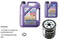 MAHLE Ölfilter 6 L LIQUI MOLY 5W-40 High Tech für Opel Astra G CC 1.6 Manta B