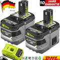 2X 18V 12,0Ah Original Akku für RYOBI One Plus Lithium RB18L50 P108 / Ladegerät