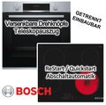 Herdset Bosch Backofen EcoClean mit Glaskeramik-Kochfeld Rahmenlos autark 60 cm