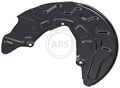 A.B.S. Spritzblech Bremsscheibe 11405 für VW GOLF BE1 5G1 Aluminium 7 BQ1 BE2 A3