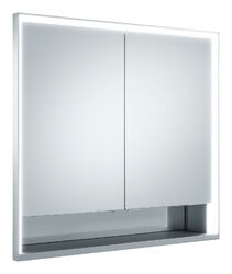 Keuco Royal Lumos Einbau-Spiegelschrank 2 Türen offene Ablage 800 x 735 x 165...