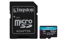 Micro Sd Memory Card With Adaptor Kingston Sdcg3/512Gb          Cla... NEUEin weiterer großartiger Artikel von Rarewaves