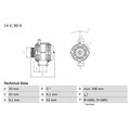 Bosch Lichtmaschine für Mercedes A-Klasse Vaneo