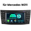 Autoradio Android 13 2+32G GPS Navi Für Mercedes Benz E-Klasse W211 W219 SWC DAB