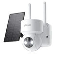 ieGeek 2K Solar Überwachungskamera Aussen Akku Kamera WLAN Outdoor mit LED-Licht