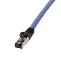 Netzwerkkabel Patchkabel Cat 8.1 S/FTP blau LAN DSL Ethernet Netzwerk Kabel RJ45