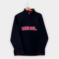 Vintage Diesel Sweatshirt Schwarz Spell Out Logo Herren S - M USA 90er Jahre