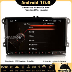 9" Android 10 Autoradio DAB+ GPS OPS für VW Passat Polo Golf 5 Tiguan Caddy Seat