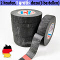 Generisch Kabelbaum Klebeband Gewebeband KFZ Textilband Isolierband Schwarz-